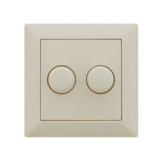 Doppelte Dimmer Abdeckung Für Gira RAL1013 Creme - 891226