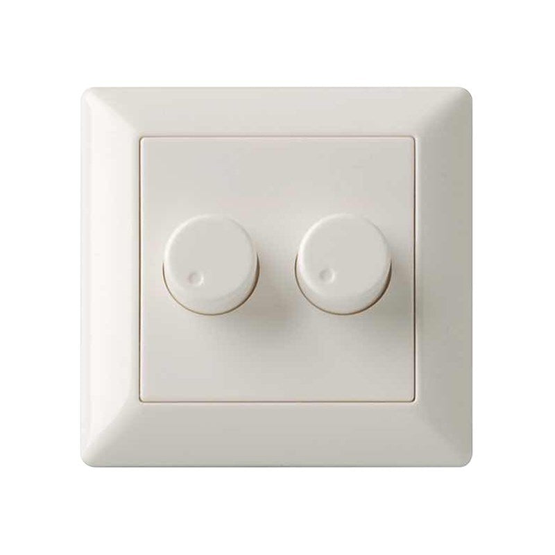 Weiße Kunststoffabdeckung Für GIRA Duo Dimmer - 891216