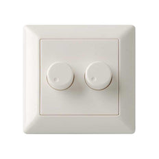 Weiße Kunststoffabdeckung Für GIRA Duo Dimmer - 891216