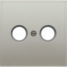 Jung Aluminum/Gold steel/Chrome Inserts Switchgear - ES2990TV