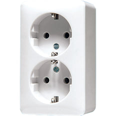 Jung AP600 Wandsteckdosenbox (WCD-Schaltanlage) - 6020KIAWW