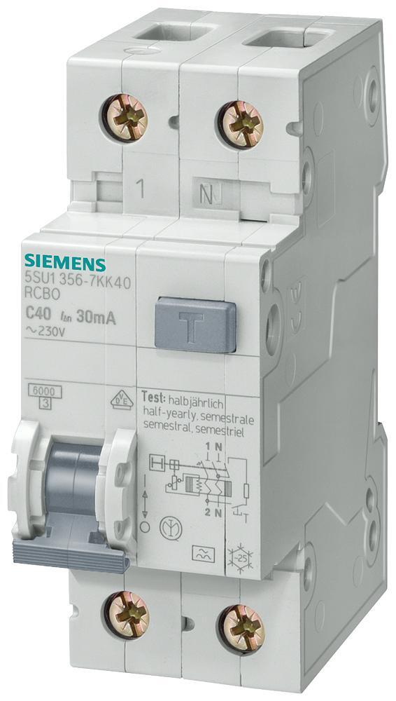 Siemens 5SU1 Fehlerstrom-Schutzschalter - 5SU13566KK10