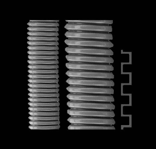 Flexa steinheimer ROHRFLEX Kunststoff gerippt Kabelban -schlauch - 841720 [50 Meter]