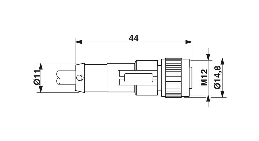 Phoenix Contact Sensor-/Aktor-Kabel mit Stecker - 1683002