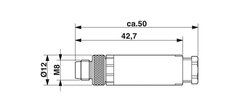 Phoenix Contact SACC-M Ronde (Industrial) Connector - 1501252