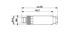 Phoenix Contact SACC-M Ronde (Industrial) Connector - 1501252