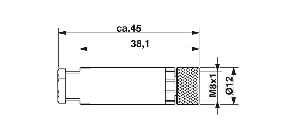 Phoenix Contact SACC-M Ronde (Industrie) Steckverbinder - 1506888