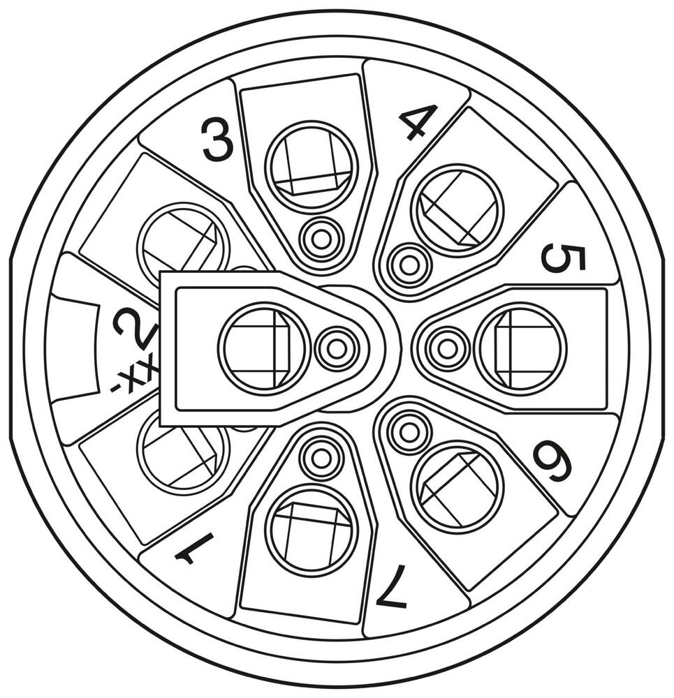 Phoenix Contact Rundsteckverbinder (Industrie) - 1511857
