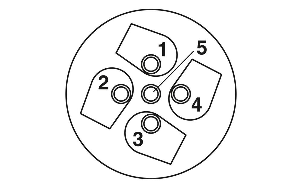 Phoenix Contact SACC Ronde (Industrie) Steckverbinder - 1543032