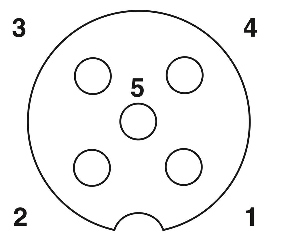 Phoenix Contact SACC Ronde (Industrie) Steckverbinder - 1543032