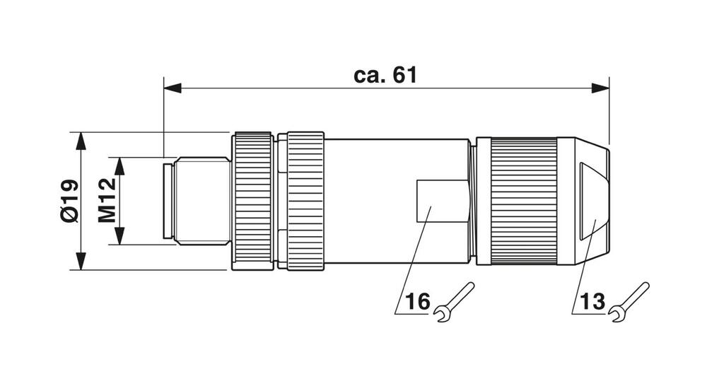 Phoenix Contact Rundsteckverbinder (Industrie) - 1424682