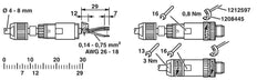 Phoenix Contact Rundsteckverbinder (Industrie) - 1424682
