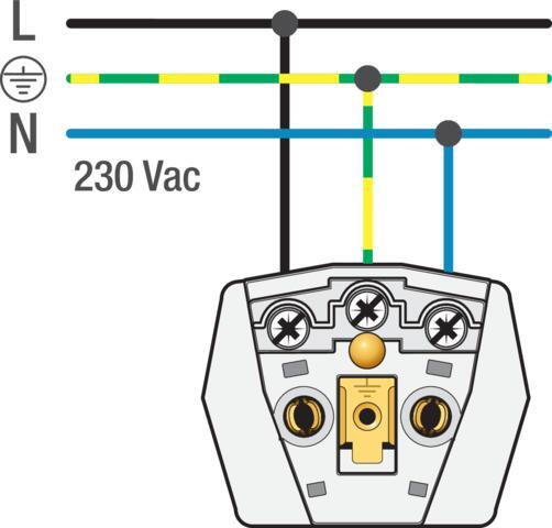 Niko Original Wandsteckdosenbox (WCD-Schaltanlage) - 100-66600