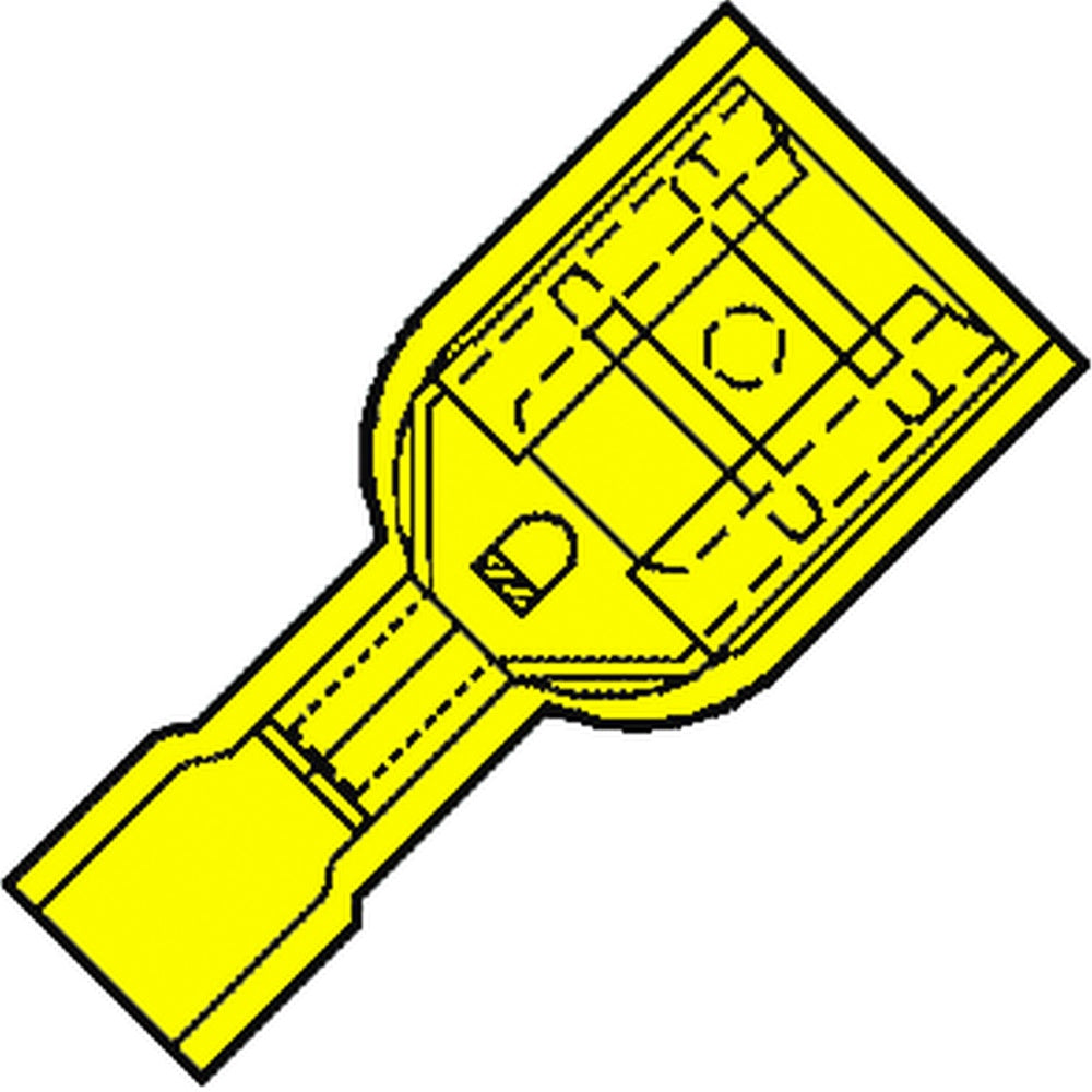 Klemko IS Core Connector rund/flach - 101320 [100 Stück]