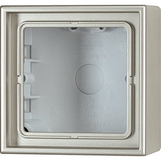 Jung Aufputz-Schaltgeräte aus Aluminium/Goldstahl/Chrom - ES2581A-L