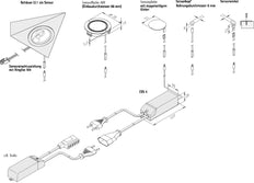 Hera EBS Bedienelement/Zentralplatte Schaltgerät - 50611070016