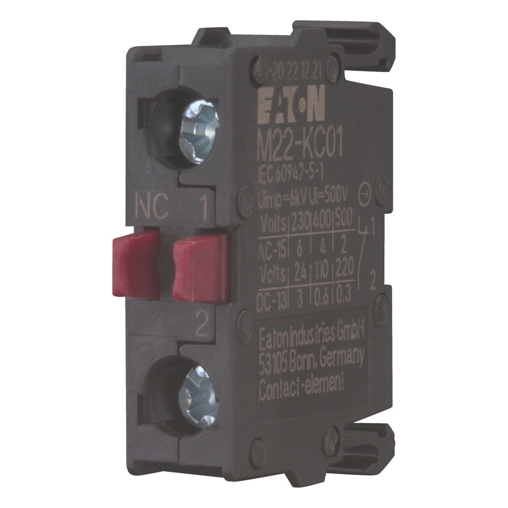 EATON INDUSTRIES RMQ-Titan Auxiliary Contact Block - 216382 [2 Pieces]