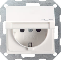 Gira System 55 Wandsteckdose (WCD-Schaltgeräte) - 045427