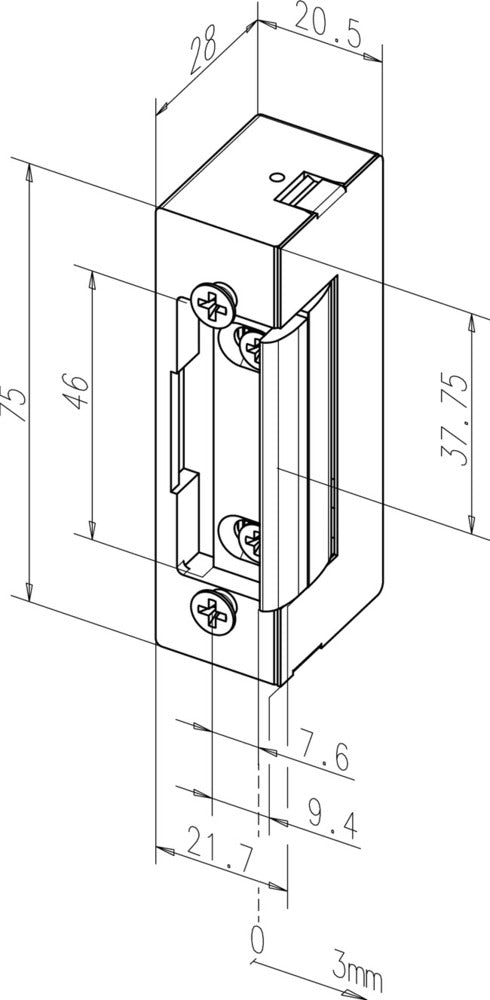 Assa Vema Electric Door Lock - 10001821