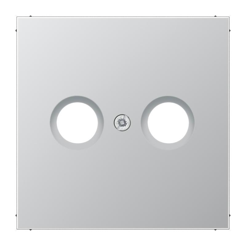 Jung Aluminum/Gold steel/Chrome Inserts Switchgear - AL2990TV