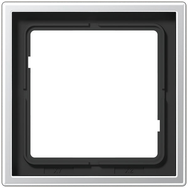 Jung Aluminium/Stahl/Chrom-Abdeckrahmen-Schaltanlage - AL2981