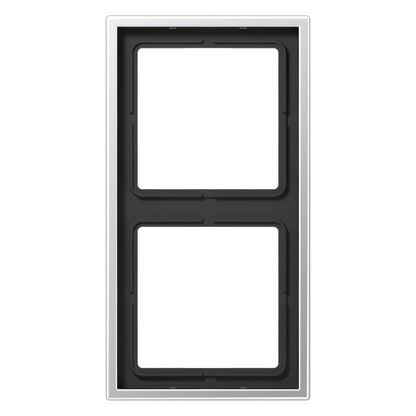 Jung Aluminium/Stahl/Chrom-Abdeckrahmen-Schaltanlage - AL2982
