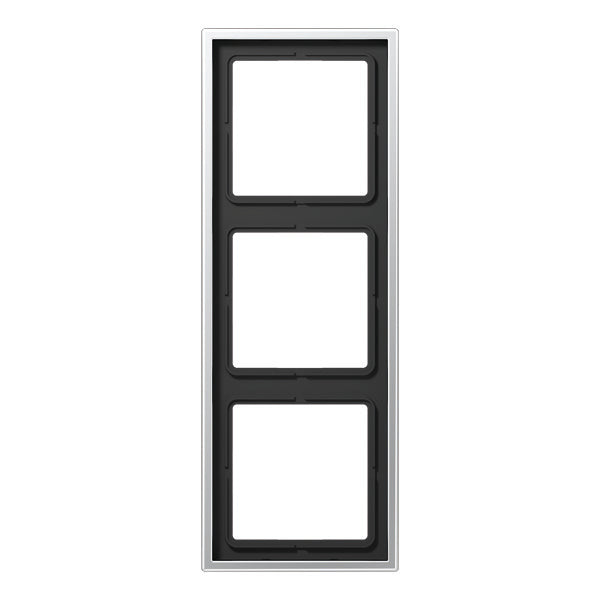 Jung Aluminium/Stahl/Chrom-Abdeckrahmen-Schaltanlage - AL2983