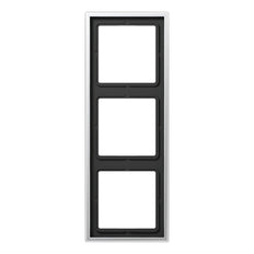Jung Aluminium/Stahl/Chrom-Abdeckrahmen-Schaltanlage - AL2983