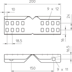 OBO LG Stecker Kabel Support System - 6208895