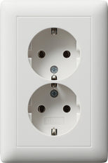 Gira Standard 55 Wandsteckdose (WCD-Schaltgeräte) - 078204