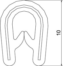 OBO KSB Kabelschutz Für Installationsschacht - 6072909 [10 Meter]