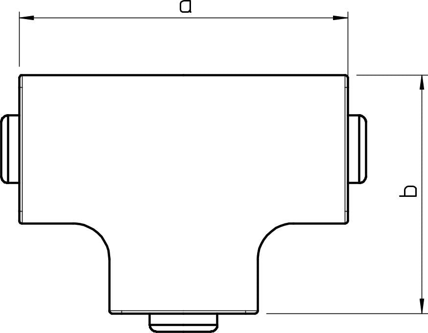 OBO T-piece Pipe Duct - 6192548 [4 Pieces]