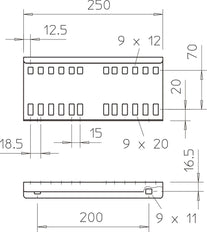 OBO LG Stecker Kabel Support System - 6216545