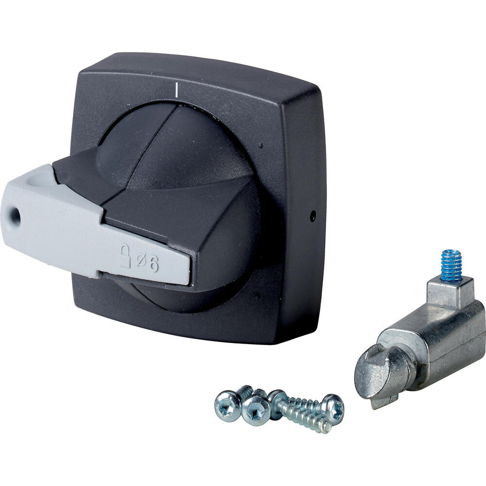 Eaton K1 Drehgriff 6mm Türmontage Mit Zylinder-Vorhängeschloss - 1818031