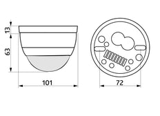 BEG Luxomat Motion Switch (Complete) - 92265