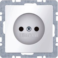 Hager Berker Q.1/Q.3 Wall Outlet (WCD Switchgear) - 6167036089