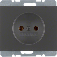 Hager Berker K.1/K.5 Wall Outlet (WCD Switchgear) - 6167157006
