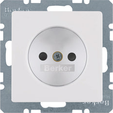Hager Berker Q.1/Q.3 Wall Outlet (WCD Switchgear) - 6167336089