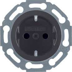 Hager Berker 1930/Glas-Wandsteckdose (WCD-Schaltgerät) - 475501