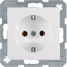 Hager Berker S.1/B.3/B.7 Wandsteckdose (WCD-Schaltgeräte) - 47431909