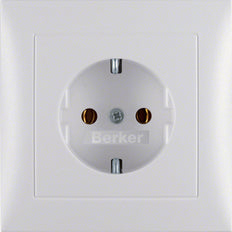 Hager Berker S.1/B.3/B.7 Wandsteckdose (WCD-Schaltgerät) - 47429909