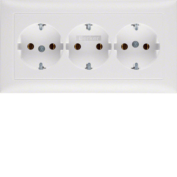 Hager Berker S.1/B.3/B.7 Wall Outlet (WCD Switchgear) - 47661909