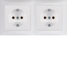 Hager Berker S.1/B.3/B.7 Wandsteckdose (WCD-Schaltgerät) - 47209909