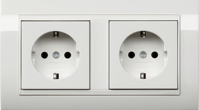 Gira Standard 55 Wandsteckdose (WCD-Schaltgeräte) - 0756023