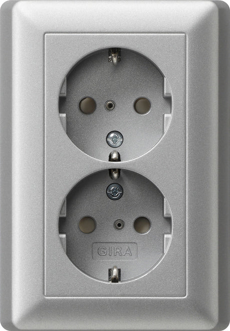 Gira System 55 Wandsteckdose (WCD-Schaltgeräte) - 078326