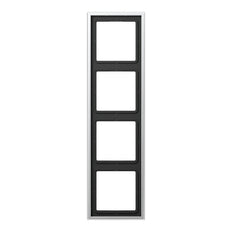 Jung Aluminum/Steel/Chrome Cover Frame Switchgear - AL2984