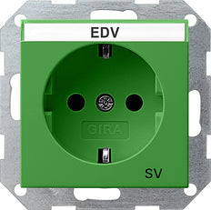 Gira System 55 Wandsteckdose (WCD-Schaltgeräte) - 047202