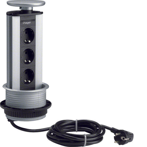 Hager Tehalit Wandsteckdosenbox (WCD-Schaltanlage) - G7043LAN