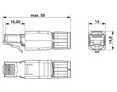 Phoenix Contact VS Modulaire Steckverbinder - 1656725