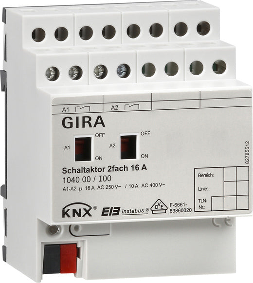 Gira KNX Hutschienen-Schaltaktor-Bussystem - 104000